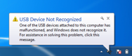 USB-DEVICE-NOT-RECOGNIZED